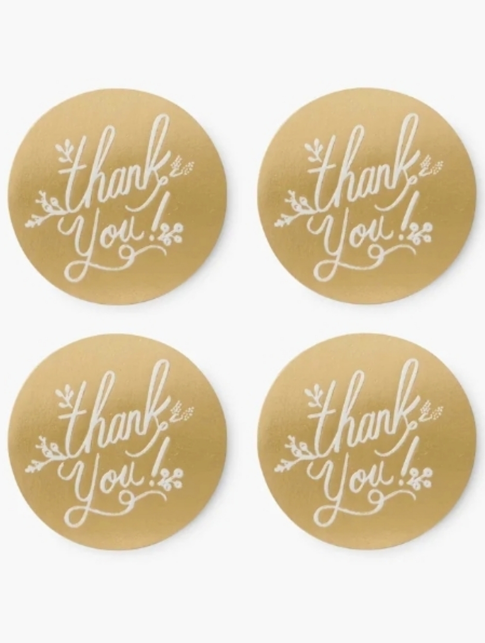 🌼 NWT Rifle Paper Co. roll of 250 'thank you'  envelope seals